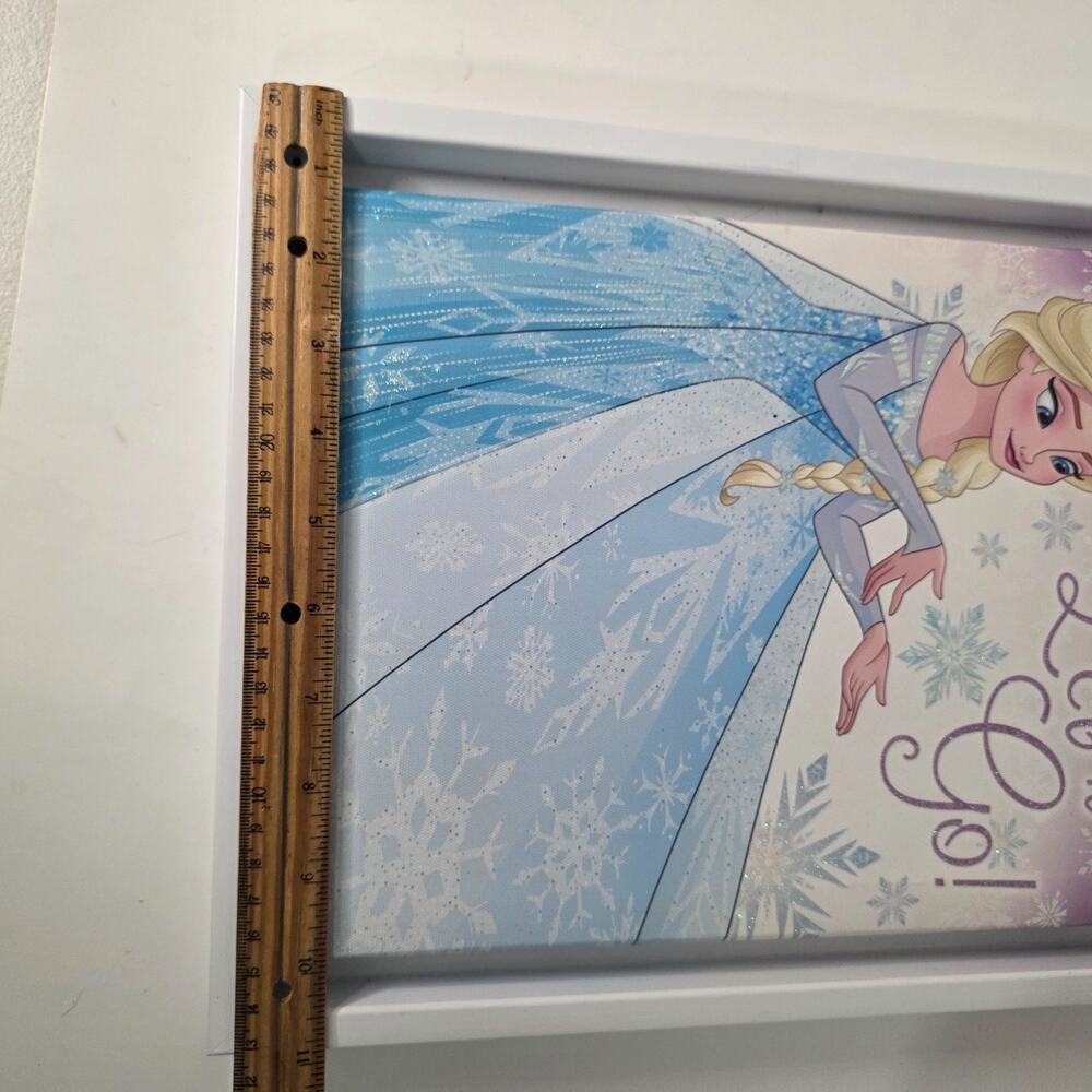 Disney Frozen Elsa Let It Go Artissimo Framed Canvas Wall Art - Picture 4 of 5